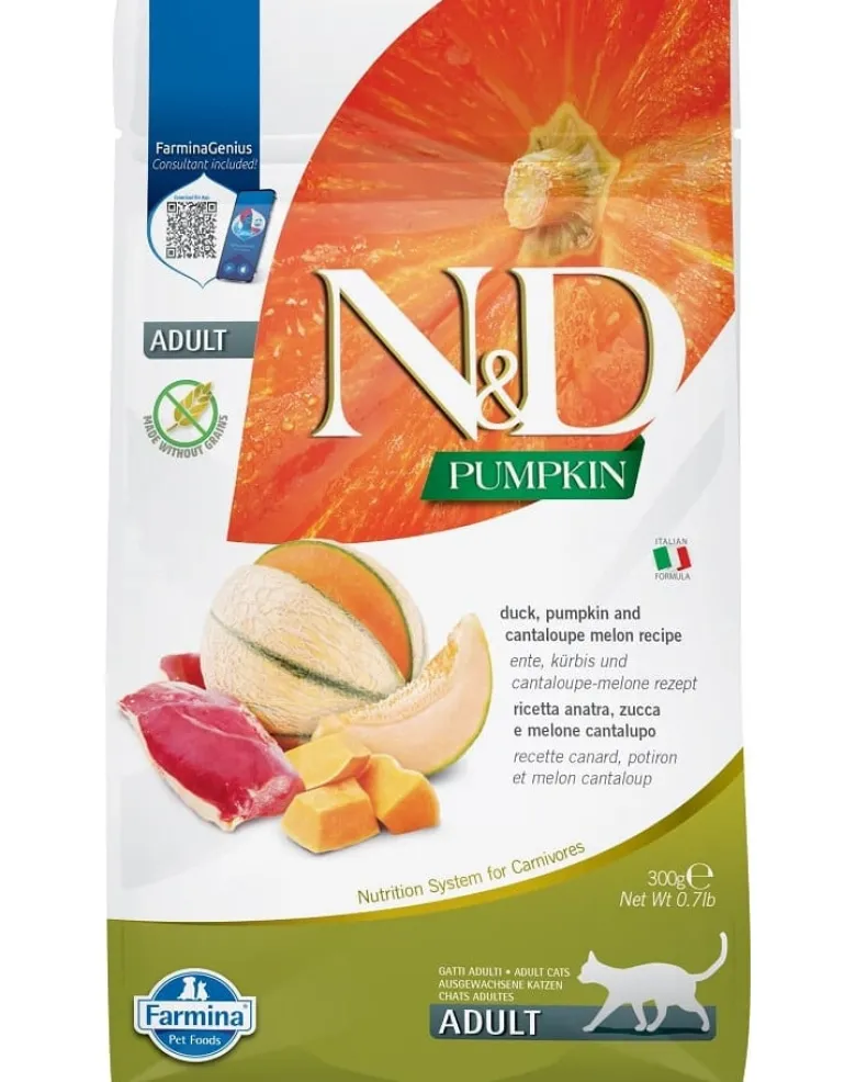 FARMINA N&D Cat Pumpkin Duck & Cantaloupe Melon 300g