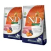 FARMINA N&D GrainFree Pumpkin lamb & blueberry adult medium & maxi 2 x 2.5kg