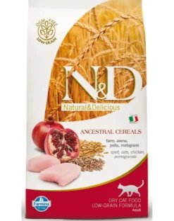 FARMINA N&D Low Grain Adult Cat Chicken & Pomegrante 1.5 kg