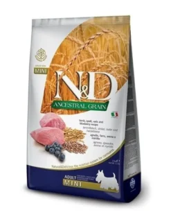 FARMINA N&D Low Grain Adult Mini Lamb & Blueberry 2x2.5 kg