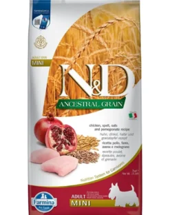 FARMINA N&D Low Grain Chicken & Pomegranate Adult Mini Dog 7 kg
