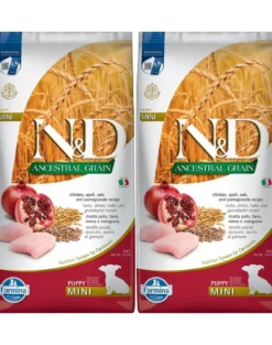 FARMINA N&D Low Grain Chicken & Pomegranate Mini Puppy 2 x 7kg