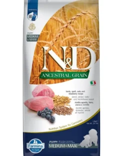 FARMINA N&D Low Grain Puppy Medium & Maxi Lamb & Blueberry 12 kg