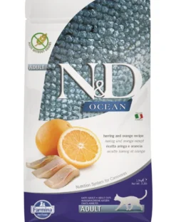 FARMINA N&D Ocean Adult Cat Herring and Orange 5 kg