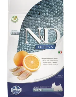FARMINA N&D Ocean canine Herring & Orange Adult Mini per cani adulti di piccola taglia 800 g