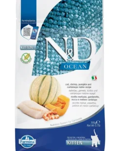 FARMINA N&D Ocean Cat Kitten cod, shrimp, pumpkin & cantaloupe melon 300 g