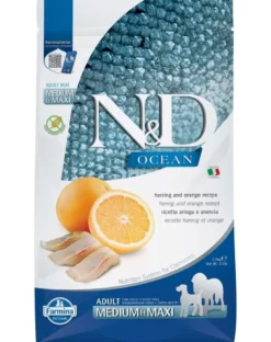 FARMINA N&D Ocean dog adult herring & orange medium & maxi 2,5 kg