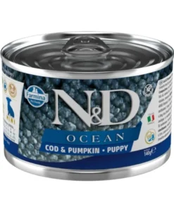 FARMINA N&D Oceean Dog Puppy Codfish, pumpkin 140g