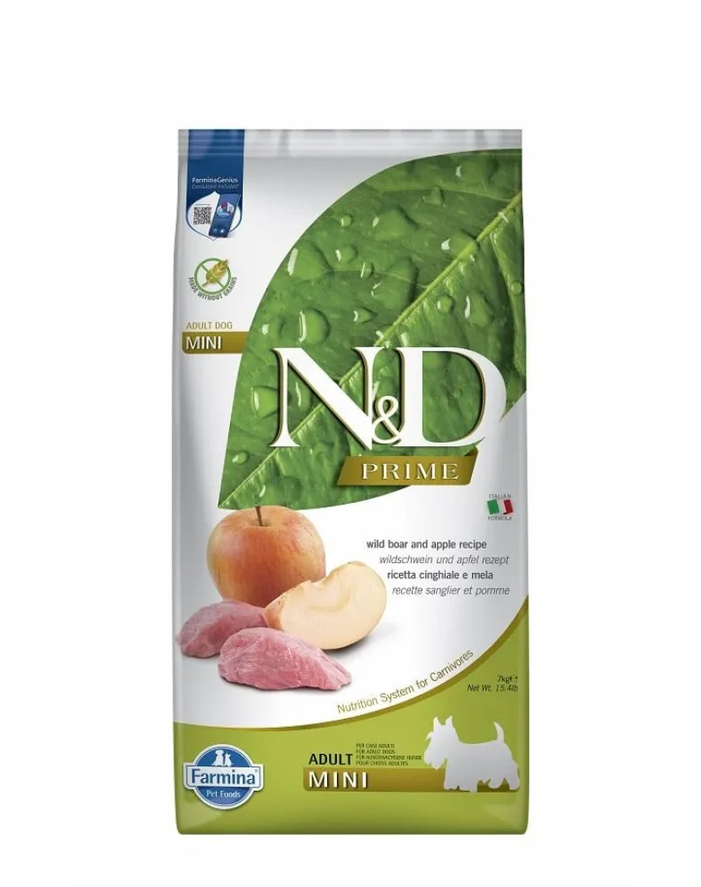 FARMINA N&D Prime Boar & Apple Adult Mini 7 kg