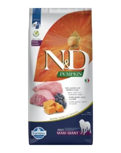 FARMINA N&D Pumpkin Adult Giant Maxi Lamb & Bluberry 12 kg