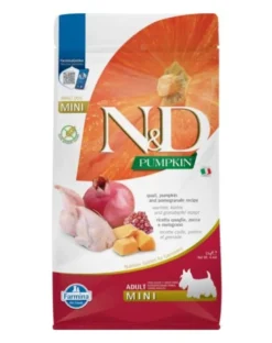 FARMINA N&D Pumpkin Dog Adult mini Quail, pumpkin, pomegranate 2 kg