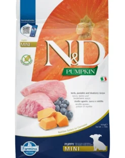 FARMINA N&D Pumpkin Lamb & Blueberry Puppy Mini 800 g