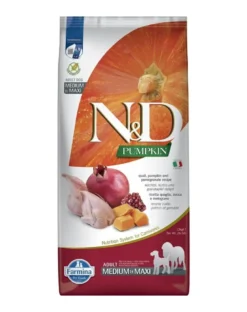 FARMINA N&D Quail Pumpkin & Pomegranate Adult Medium & Maxi 12 kg