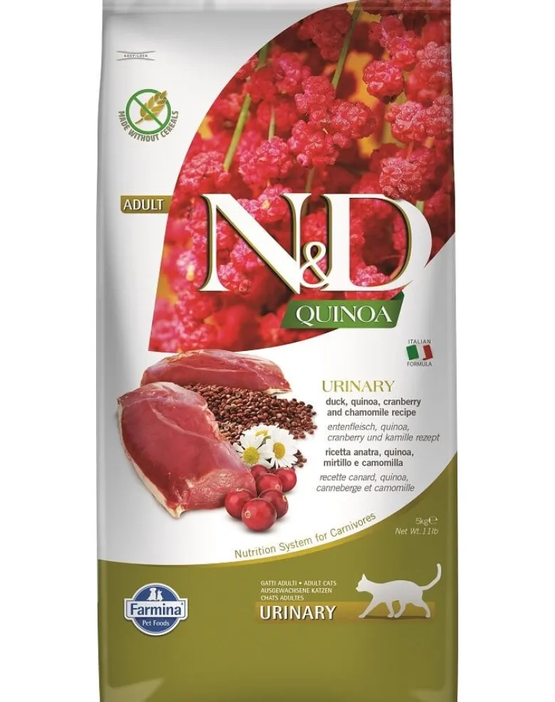 FARMINA N&D Quinoa Adult Cat Urinary Duck 5 kg