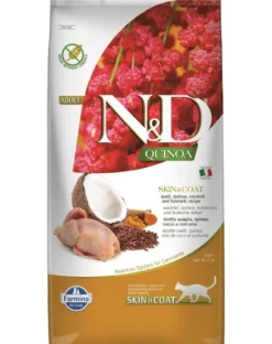 FARMINA N&D Quinoa Cat Skin&Coat Quail 5 kg