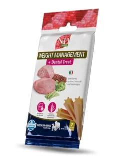 FARMINA N&D Quinoa Dental Treat Weight management Medium/Maxi 100 g (7 pz) snack dentale per cani di taglia media e grande