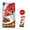 FARMINA N&D Quinoa Dog Adult Medium & Maxi Skin & Coat Cervo & Cocco 7 kg + FARMINA N&D Quinoa Dental Treat Skin Coat Duck Medium/Maxi 100 g (7 pezzi) GRATIS!