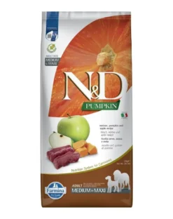 FARMINA N&D Venison Pumpkin & Apple Adult Medium & Maxi cibo secco per cani 12 kg
