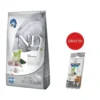 FARMINA N&D White Dog Adult Medium & Maxi Spigola, Spirulina, Finocchio 7 kg + FARMINA N&D White Dental Treat Coat Spigola Mini 60 g (7 pezzi) GRATIS!