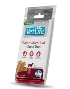 FARMINA Vet Life Dental Treat Gastrointestinal Medium/Maxi 100 g (7 pz) snack dentale per cani di taglia media e grande