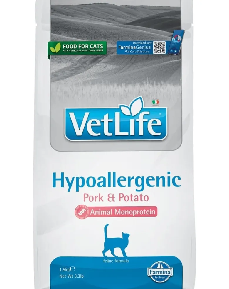 FARMINA VetLife Hypoallergenic Adult Pork Potato 1.5 kg