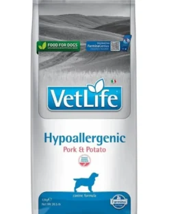 FARMINA Vet Life Hypoallergenic Maiale e Patate per cani adulti 12kg + 2 x FARMINA Vet Life Dental Treat Hypoallergenic Maiale Medium/Maxi 100 g (7 pezzi) GRATIS!