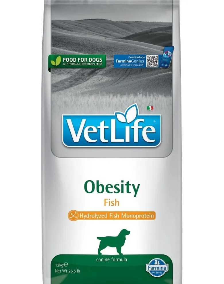 FARMINA Vet Life Obesity Fish 2 x 12kg