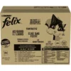 FELIX Fantastic Sapori di Campagna in gelatina Mix carne 120x85g manzo, pollo, anatra e agnello, cibo umido per gatti