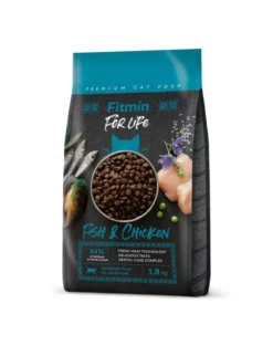 FITMIN Cat For Life Adult Fish and Chicken 1,8kg