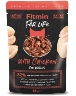 FITMIN Cat For Life pouch kitten chicken 85 g