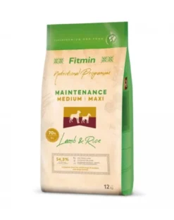 FITMIN dog medium maxi lamb rice 12 kg