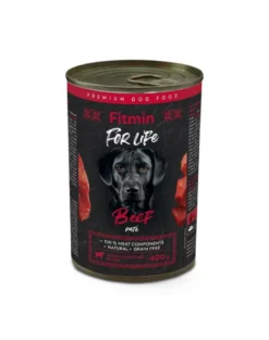FITMIN For Life dog pate Paté di manzo per cani 400 g