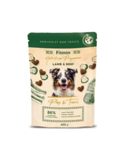 FITMIN NP Play and Train Lamb and Beef 400g snack per l'addestramento con agnello e manzo