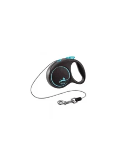 FLEXI Black Design M Cord 5 m blue cordino automatico