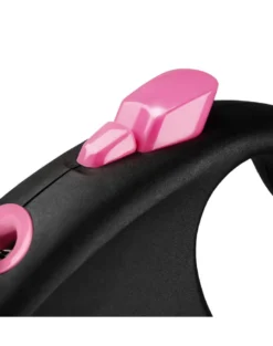 FLEXI Black Design S Cord 5 m pink guinzaglio automatico