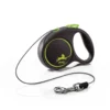 FLEXI Black Design XS Cord 3 m green guinzaglio automatico