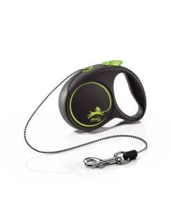 FLEXI Black Design XS Cord 3 m green guinzaglio automatico