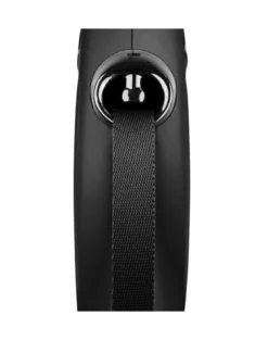 FLEXI Cordino automatico New Classic L strap 8 m Nero