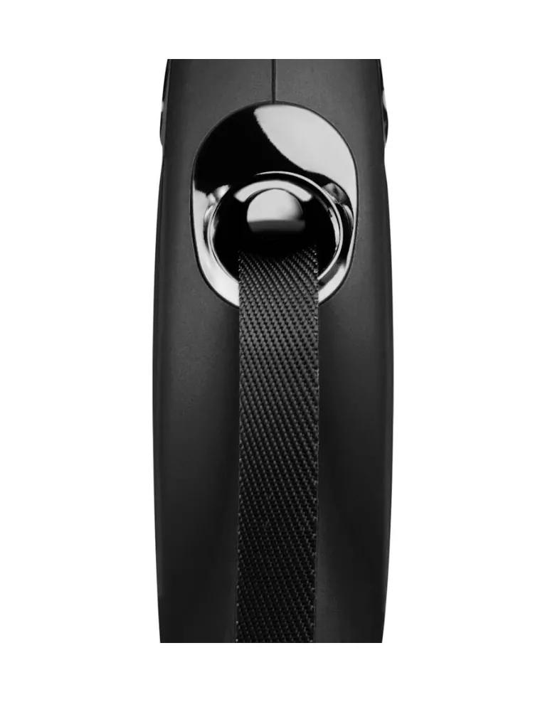 FLEXI Cordino New Classic nero S Nastro 5m fino a 15kg