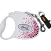 FLEXI Glam Splash Pink M Taśma 5m biała
