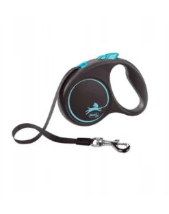 FLEXI guinzaglio automatico Black Design L strap 5 m blu