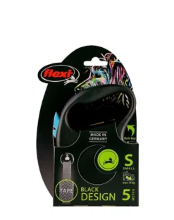 FLEXI guinzaglio automatico Black Design L strap 5 m blu