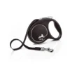 FLEXI Guinzaglio automatico Black Design M cinghia 5 m nero