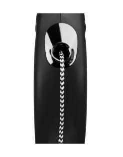 FLEXI Guinzaglio automatico New Classic XS Corda 3 m Nero