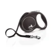 FLEXI Guinzaglio Black Design L Fettuccia 5 m nero