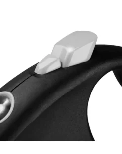 FLEXI Guinzaglio Black Design L Fettuccia 5 m nero