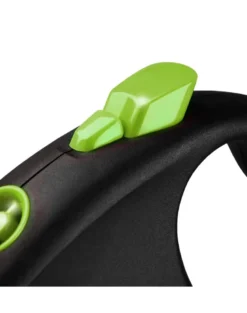FLEXI Guinzaglio Black Design M Corda 5 m verde