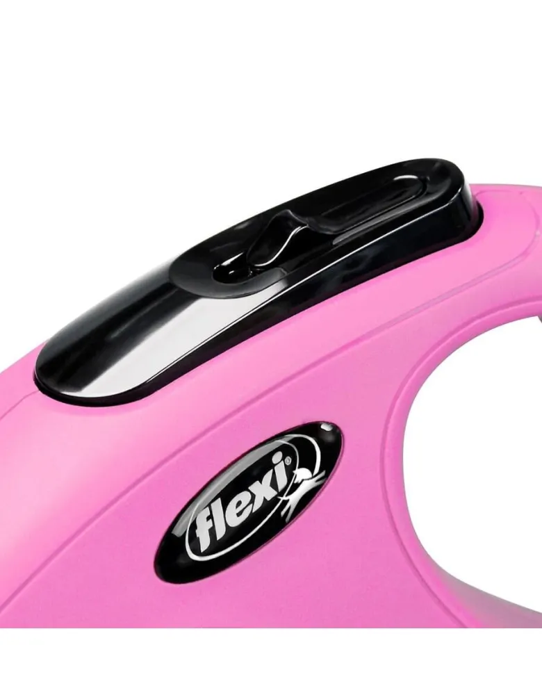 FLEXI Guinzaglio New Classic Fettuccia S 5m rosa