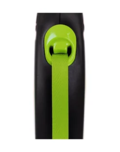 FLEXI Guinzaglio New Neon S Fettuccia 5 m verde