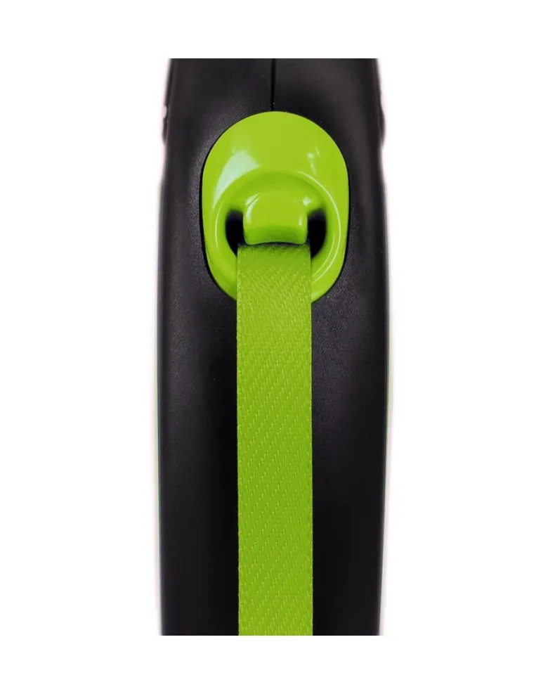 FLEXI Guinzaglio New Neon S Fettuccia 5 m verde